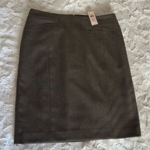 Ann Taylor Brown Women's Skirt. Size 12P. NWT.